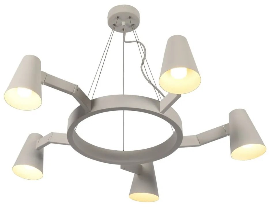 Sivé závesné svietidlo Biarritz – it's about RoMi