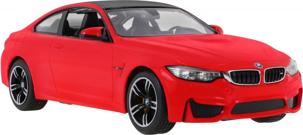 BMW M4 Coupe červené RASTAR 1:14 RC auto na diaľkové ovládanie + ovládač 2,4 GHz