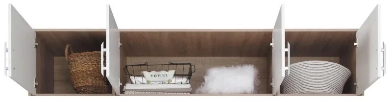 Nádstavec Smart 200cm, dub sonoma/biela