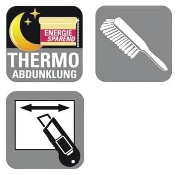 Tmavosivá roleta 42,5x150 cm Mini Termo – Gardinia