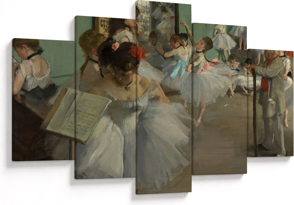 Obraz - Edgar Degas, The Dance Class, reprodukcia (150x105 cm)