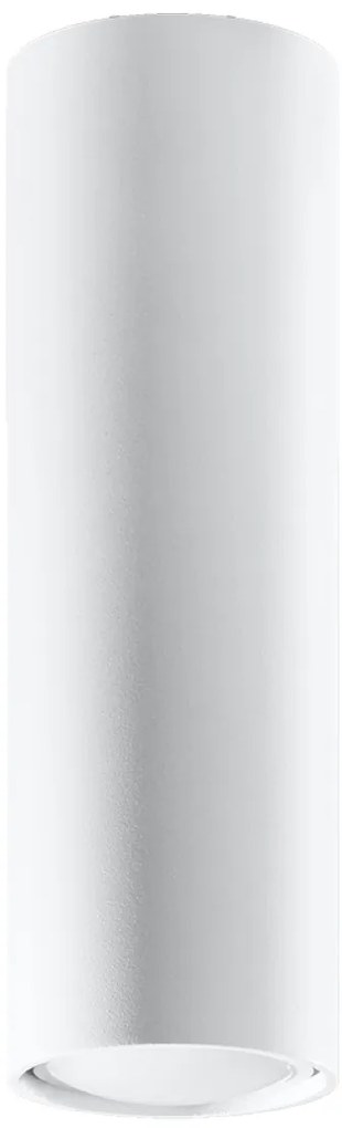 Stropné svietidlo Lagos, 1x biele kovové tienidlo, (20 cm)