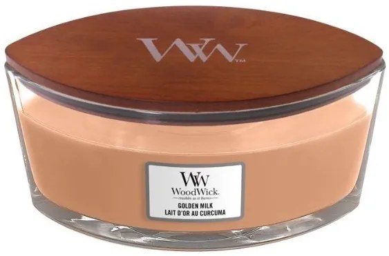 WoodWick Vonná sviečka WoodWick - Golden Milk 454 g