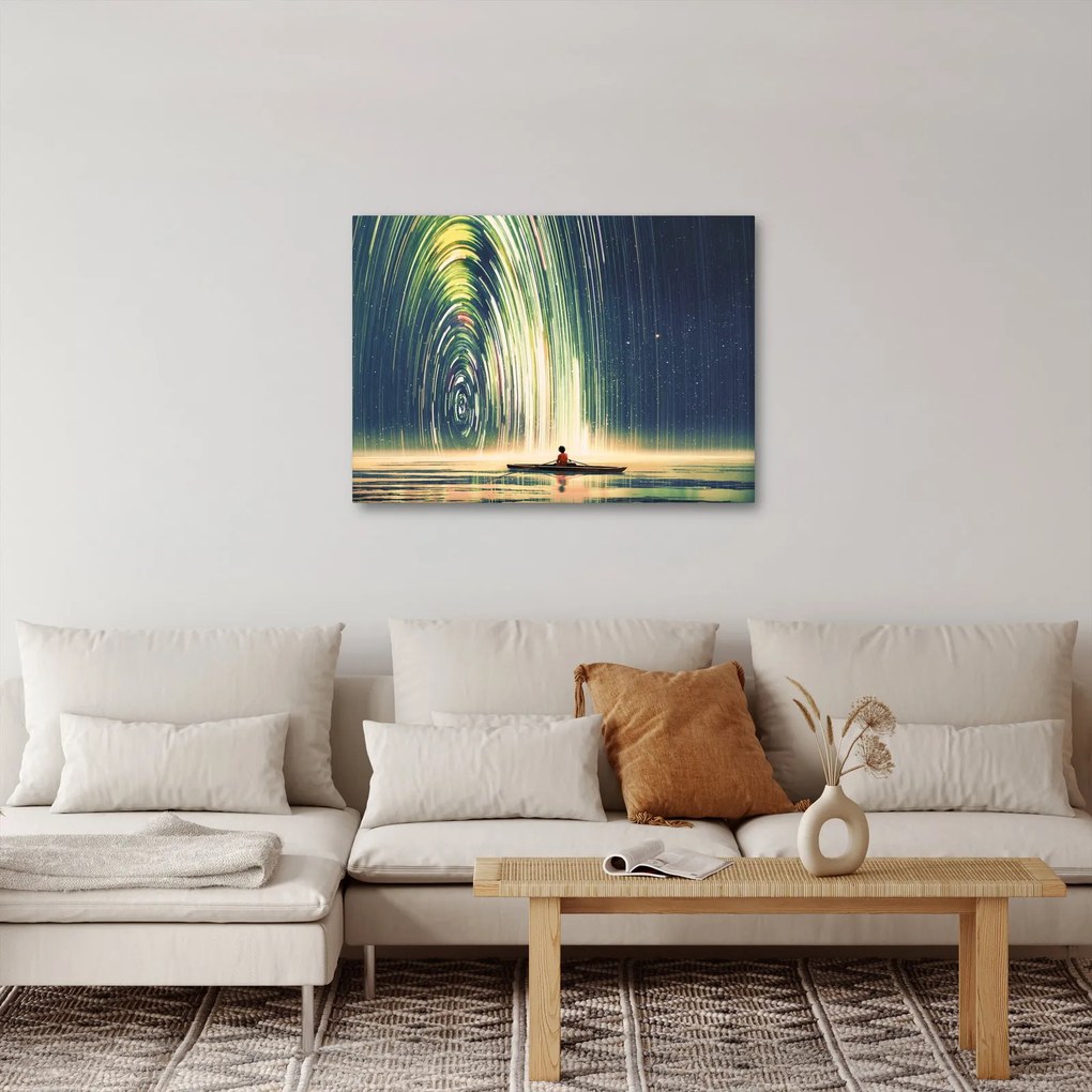 Obraz - Stred vesmíru (70x50 cm)