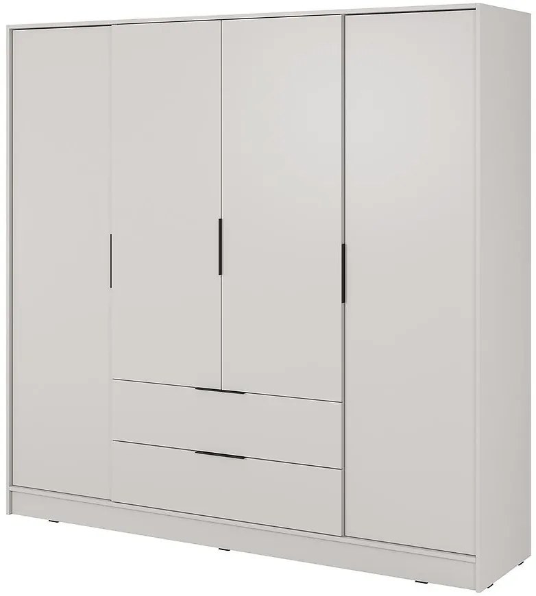 Skriňa Kelly 4D bez zrkadla cashmere