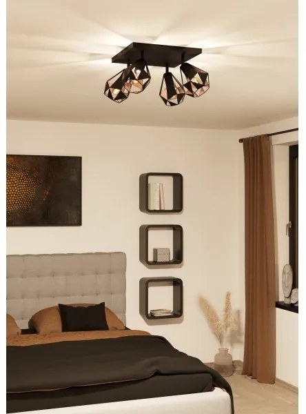 Eglo 43718 - Bodové svietidlo CARLTON 4xE27/40W/230V