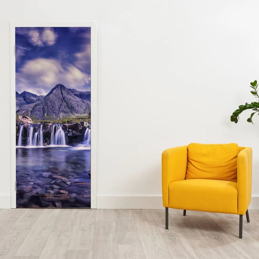 Fototapeta na dvere - Vodopád (95x205cm)