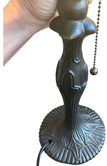 Metal Tiffany stolná lampa kolekcia BRIGHT Ø25*42