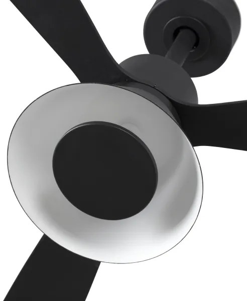 FARO 33761WT-23-LED Stmievateľný ventilátor AMELIA L CONE LED/20W/230V čierny pr.132 cm WT +DO