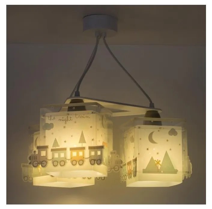 Dalber D-63534 - Detský luster TRAIN 3xE27/60W/230V