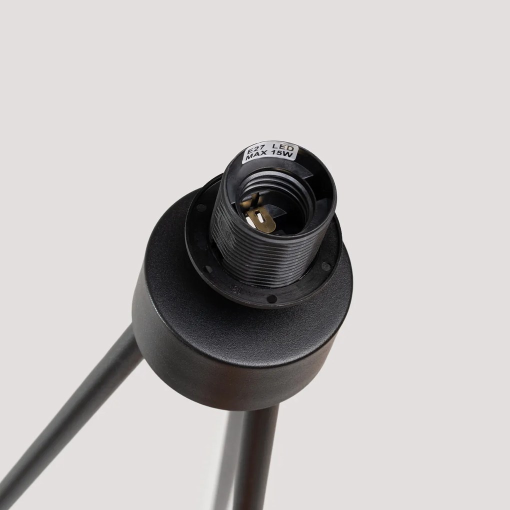 Stojacia lampa Mula, 1x žlté plstené tienidlo, b, (fi 45cm)