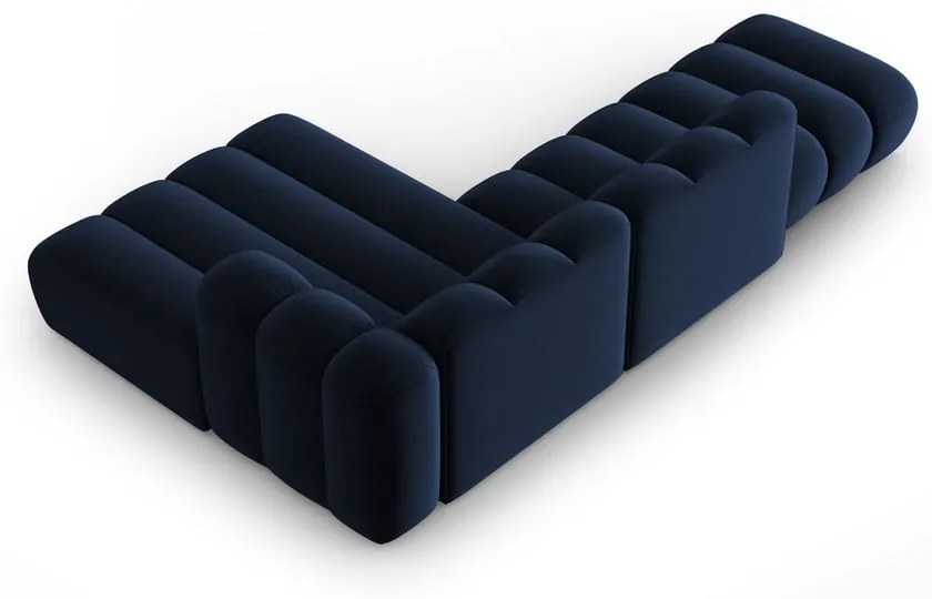 Tmavomodrá rohová pohovka (pravý roh) Lupine – Micadoni Home