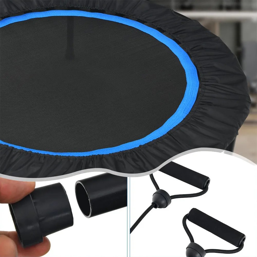 Fitness trampolína s madlom