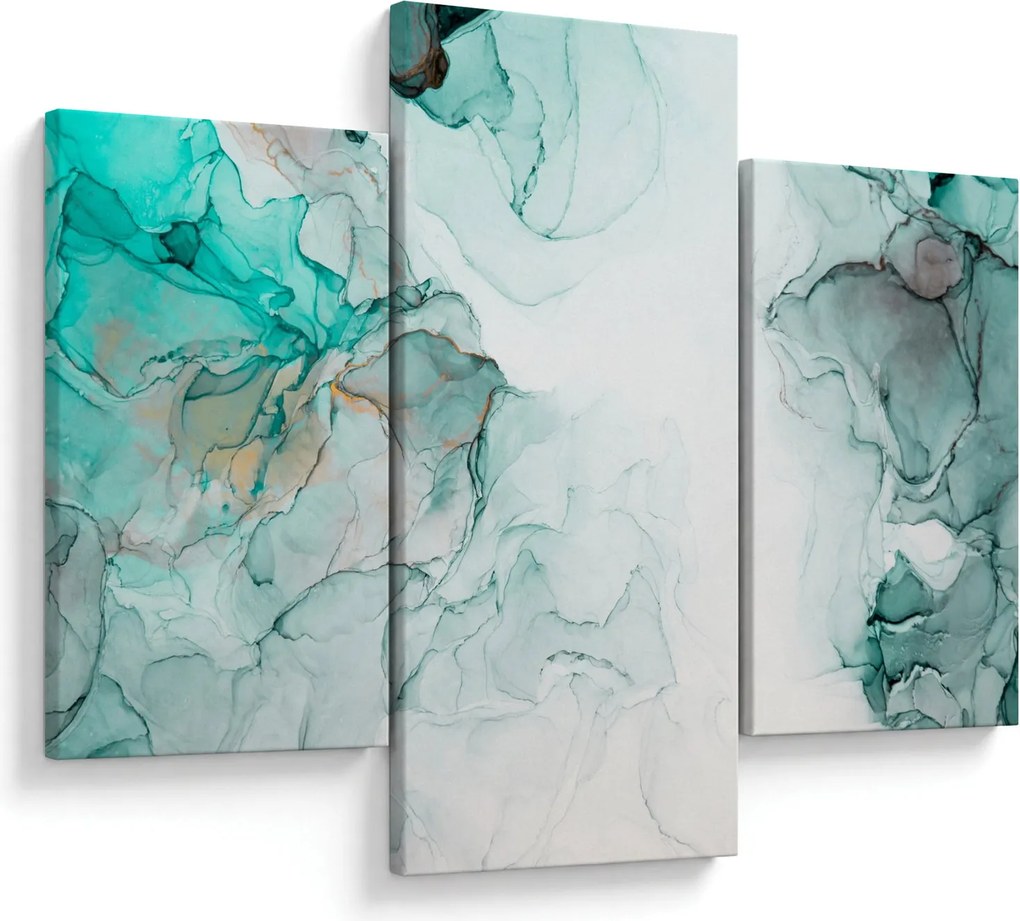 Obraz - Atramentová abstrakcia 2 (90x60 cm)