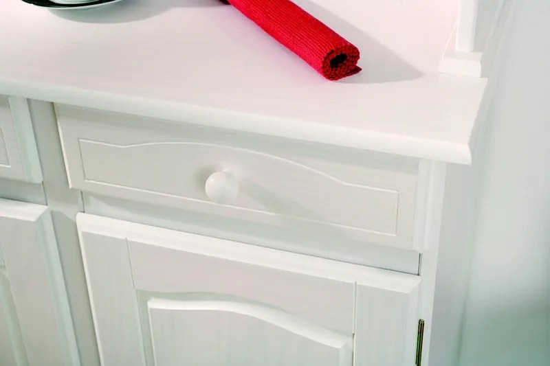 Široká vitrína In-Siena, bielena borovica