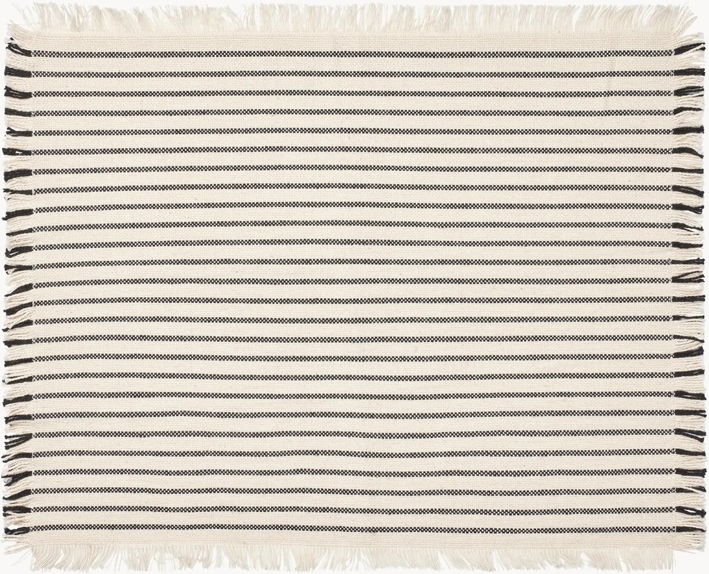 Bavlnené prestierania so strapcami Elouise, 2 ks