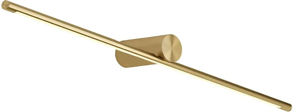 Toolight Toolight, LED nástenné svietidlo 60cm 9W 4000K APP1348, zlatá matná, OSW-02438