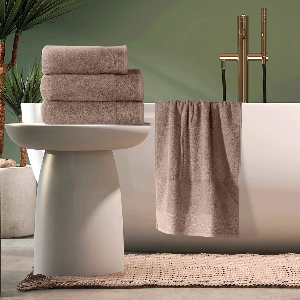 FROTÉ UTERÁK RUBI 50X90 CM STRIEBORNÁ