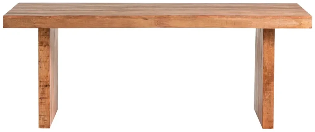 furniture-nabytek.cz - Masívny jedálenský stôl z manga, lakovaný, hnedý – 175×100 cm