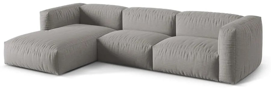 Svetlosivá modulárna rohová pohovka (ľavý roh) Martina – Micadoni Home