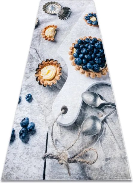 Protišmykový koberec / behúň ANDRE 33570 strieborný / béžový