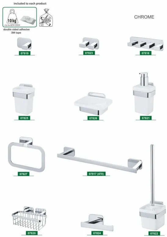 BISK Erga Tore, dávkovač saponátu, chrómová, ERG-07821