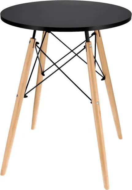 Príručný stolík TOD čierny / naturálny