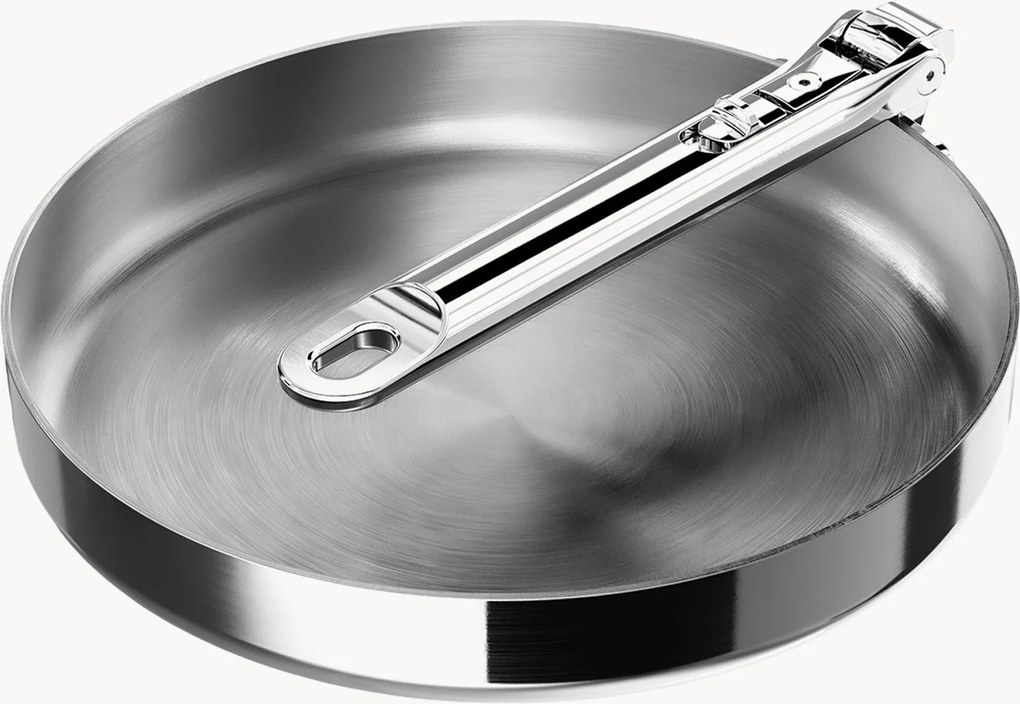 Panvica z nehrdzavejúcej ocele's skladacou rukoväťou Space