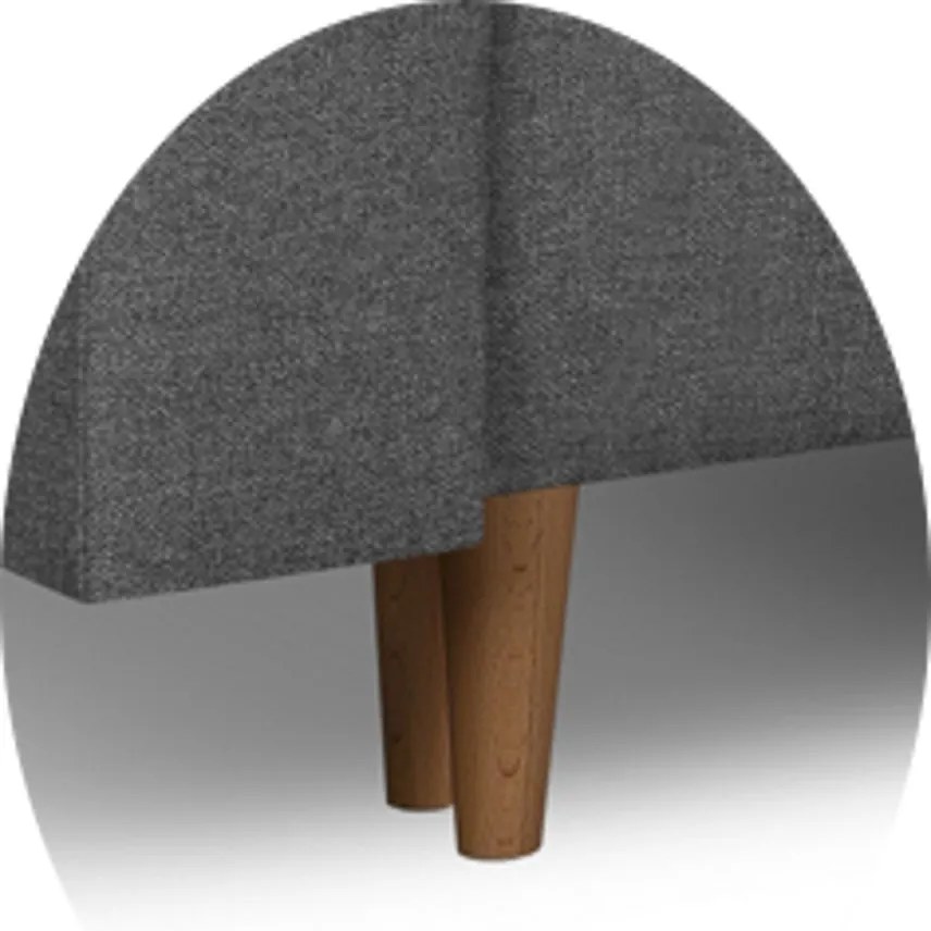 Rozkládací rohová sedací souprava KENO Šedá