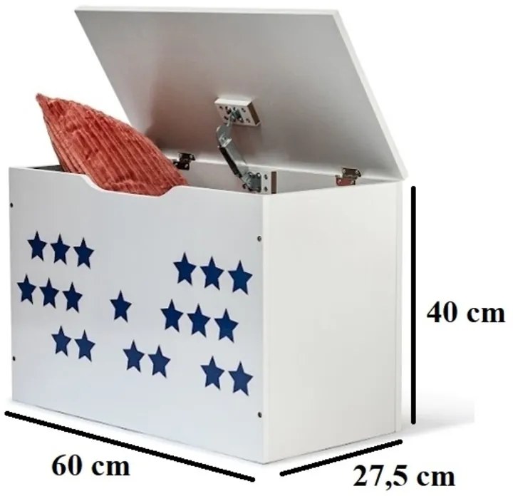 Detský úložný box s hviezdičkami
