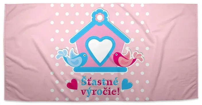 Sablio Uterák Šťastné výročí 2 - 30x50 cm