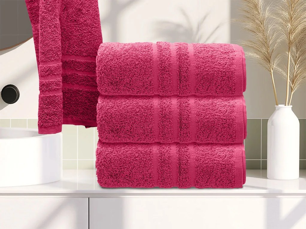Uterák Comfort 50 x 100 cm purpurový, 100% bavlna