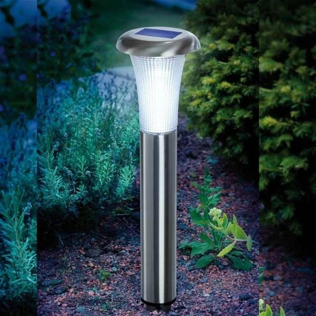 Vesuv solárna LED lampa, oceľ