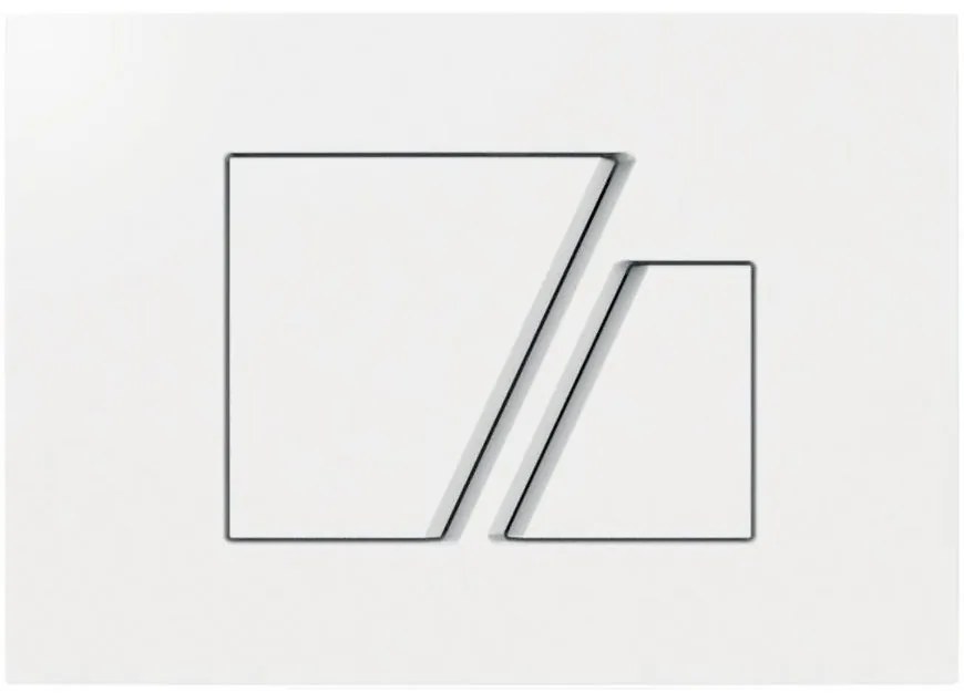 Tlačidlo S 707 alpská biela 16.707.01