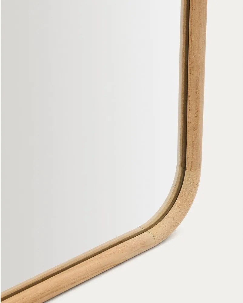 Nástenné zrkadlo s dreveným rámom 54x154 cm Milsa – Kave Home