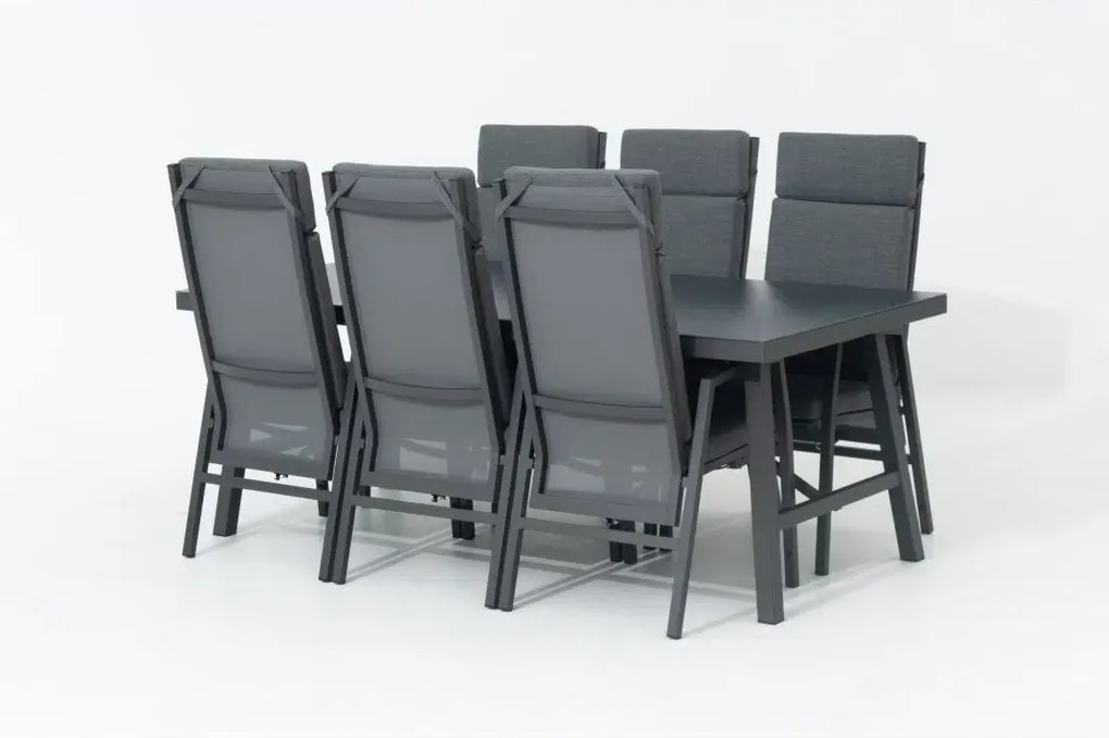 Jedálenská súprava ARCTIC antracit, 6+1