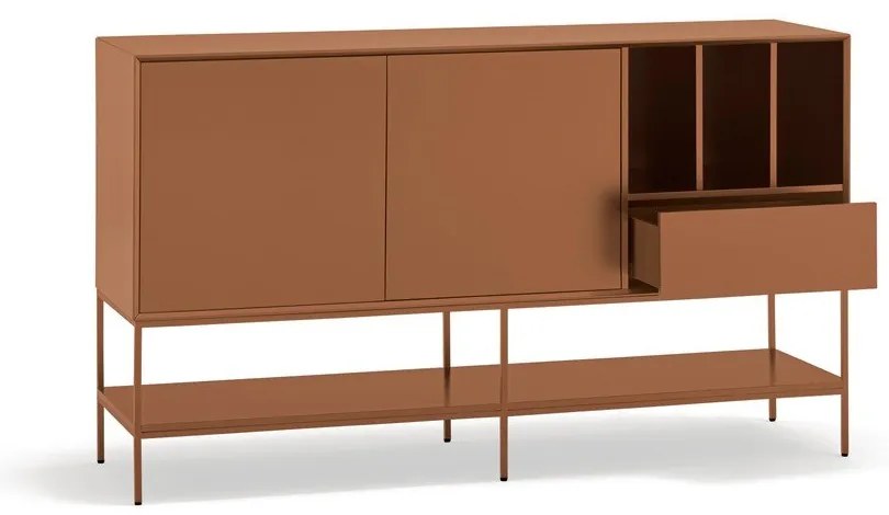 Komoda v tehlovej farbe 166x98x45 cm Platt – Teulat