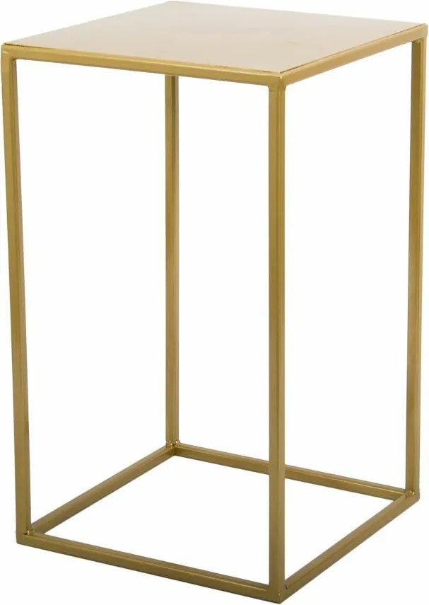 STOJAN NA KVETINÁČ SIMPLE 40X24X24 CM ZLATÁ