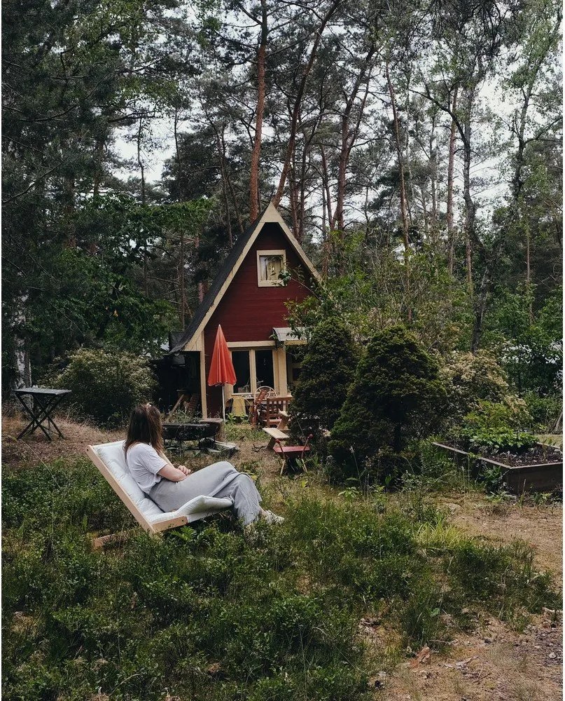 Skladacie kreslo Karup Design Boogie Raw/Clay Brown