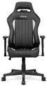 Herná stolička ERACER F06 – ekokoža, čierna / šedá, nosnosť 130 kg