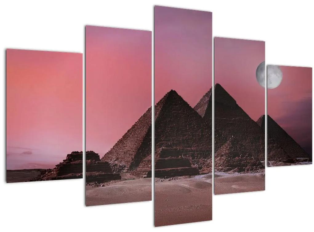 Obraz - Pyramídy Giza, Egypt (150x105 cm)