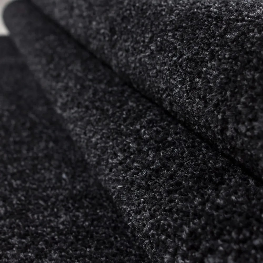 Tmavosivý okrúhly koberec ø 200 cm Ata – Ayyildiz Carpets