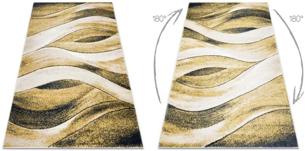 Koberec FUSION 1617 žltý / krémový