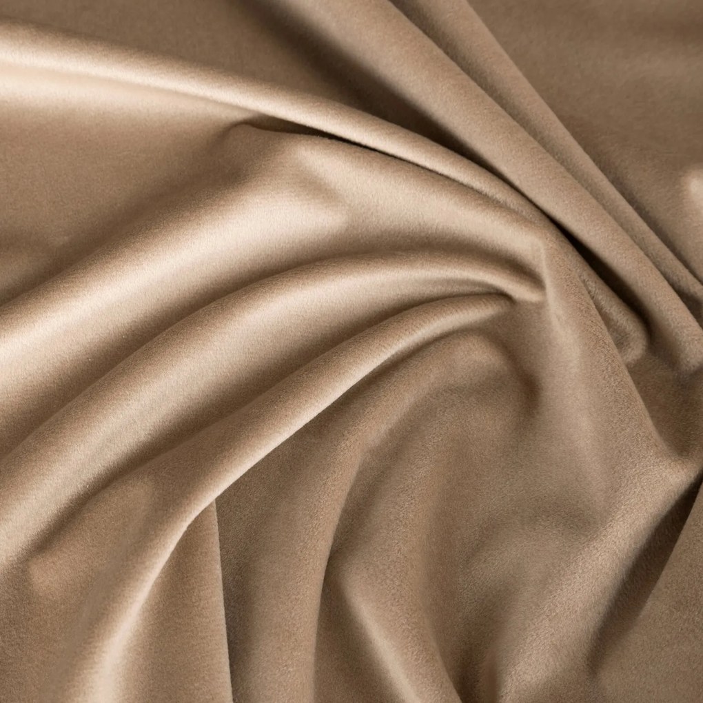 ZATEMŇOVACÍ ZÁVES NA KRÚŽKOCH ROSA 140X250 CM TMAVOBÉŽOVÁ