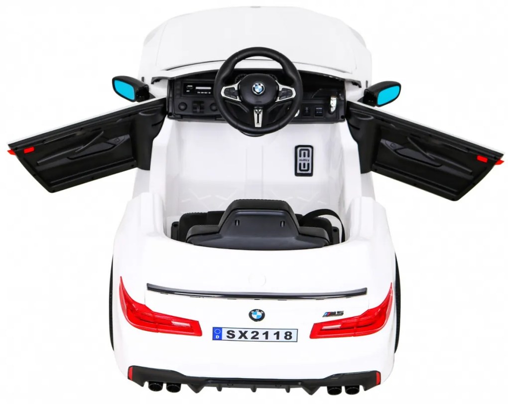 Elektrické vozidlo s funkciou drift BMW M5 DRIFT biele