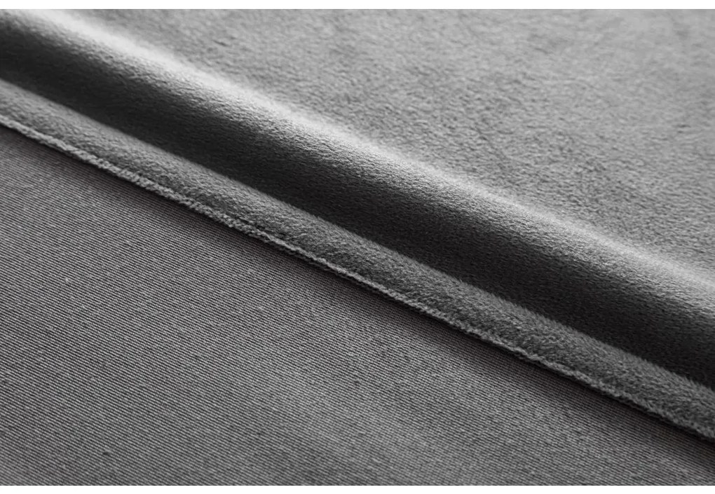 Sivý zatemňovací záves VELVET 140x250 cm Zavesenie: Riasiaca páska