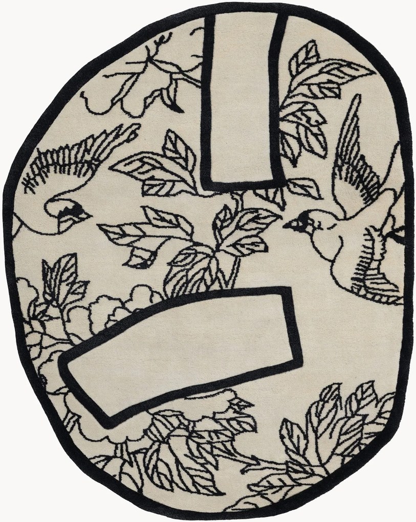 Ručne viazaný vlnený koberec Shape of a Break