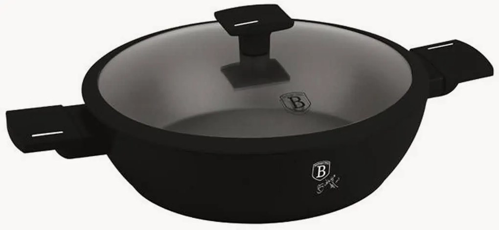 Panvica na soté s pokrievkou Matte Black