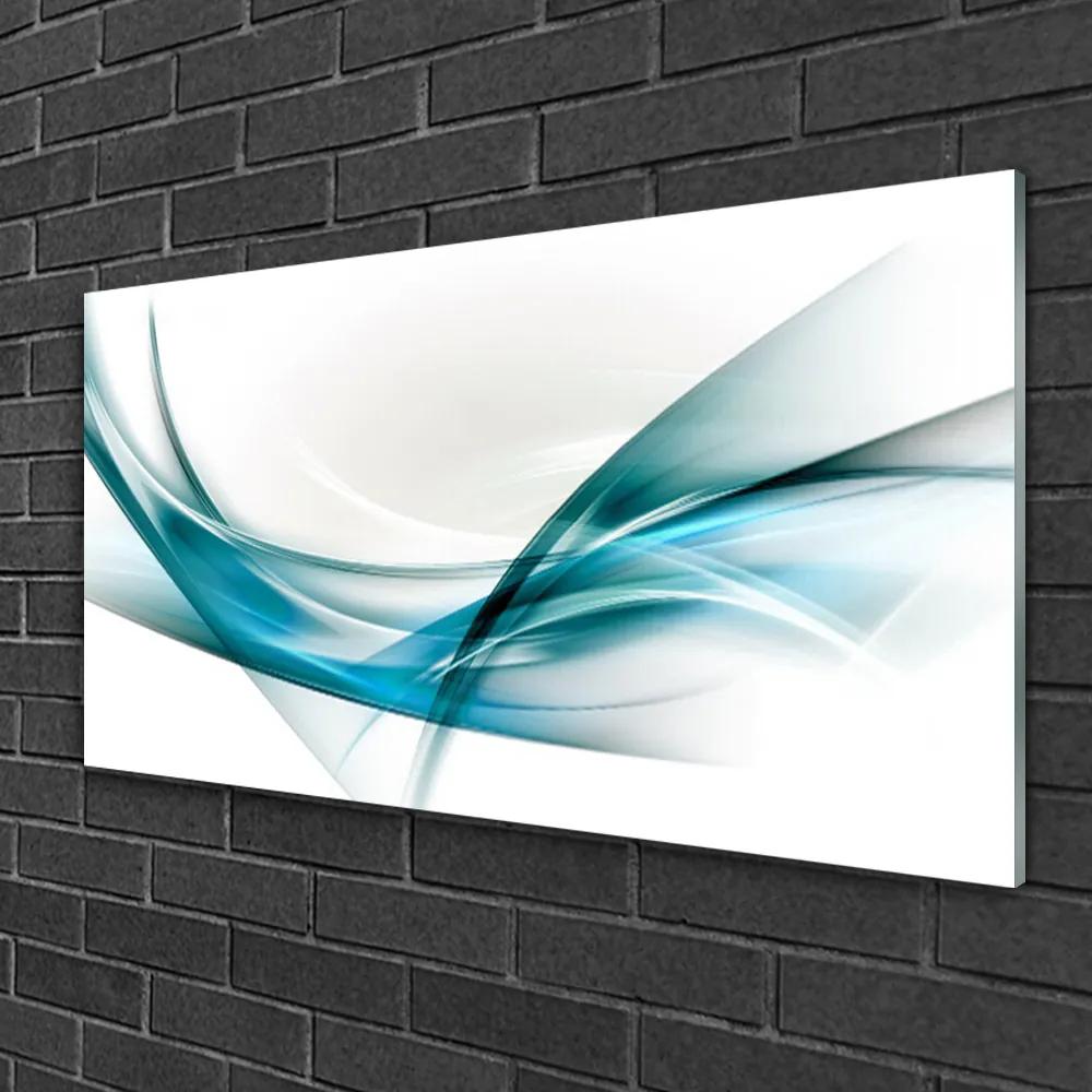 Obraz na skle Abstrakcie čiary umenie 120x60 cm