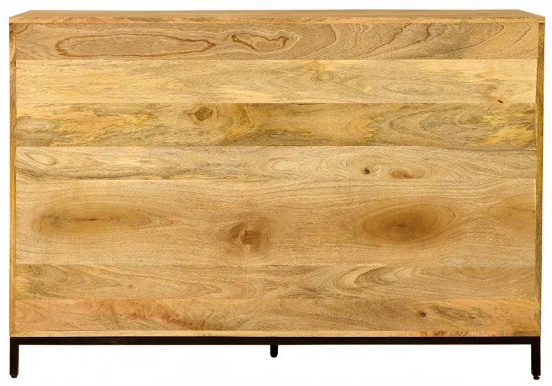 Knižnica Gita 130x90x35 indický masív mango Mango natural